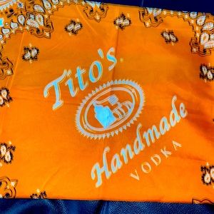 Tito’s Handmade Vodka Bandana, Orange